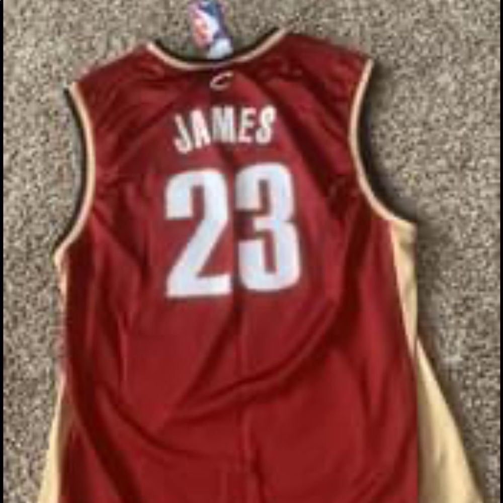 New with tags. Reebok Lebron James jersey